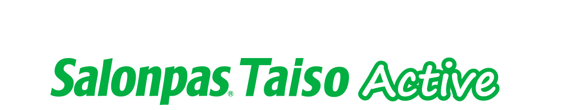 Let’s try Salonpas Taiso Active!